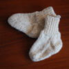 Stickade raggsockor till baby