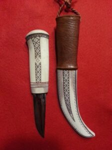 Renhornskniv halvhornskniv